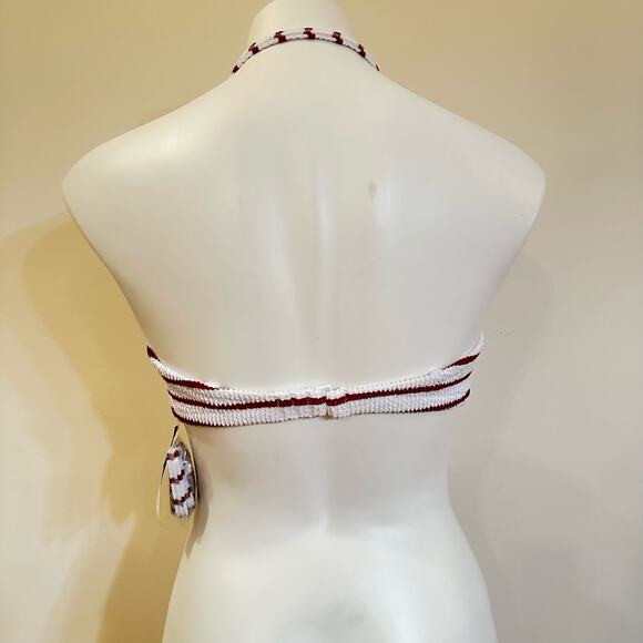 NEW J. Crew Scrunchie Ring Bandeau Bikini Top sz S - Picture 6 of 8